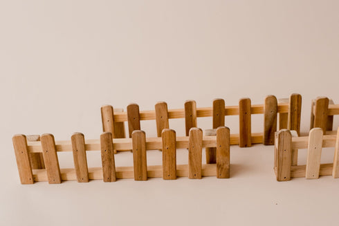 QTOYS - Wooden Fences - Set of 4
